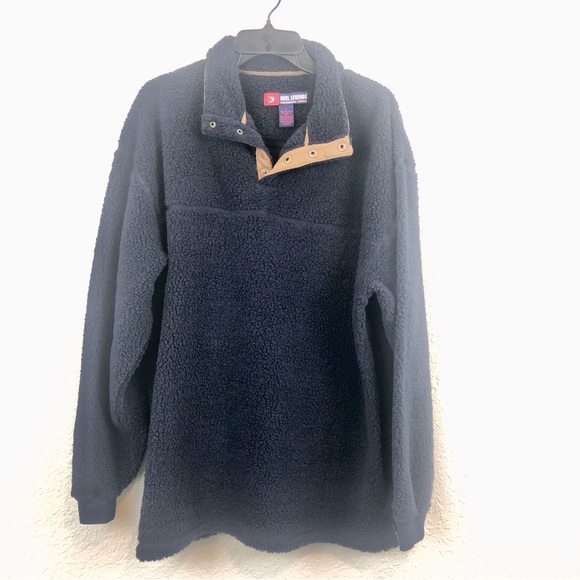Reel Legends Navy Sherpa Pullover - Picture 4 of 16